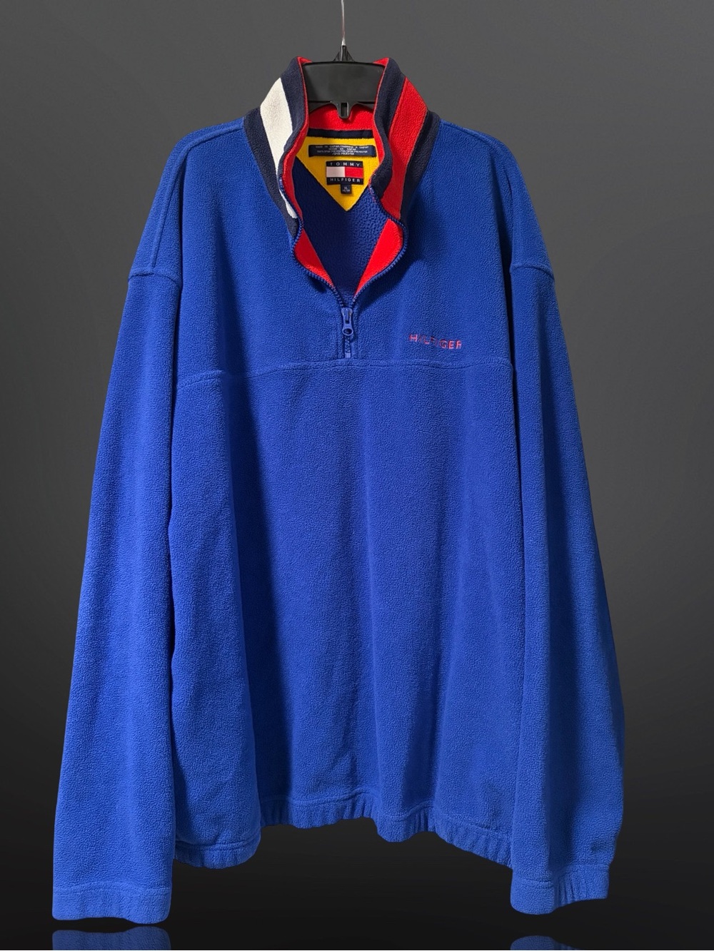 Vintage Tommy Hilfiger Blue Quarter-Zip Fleece